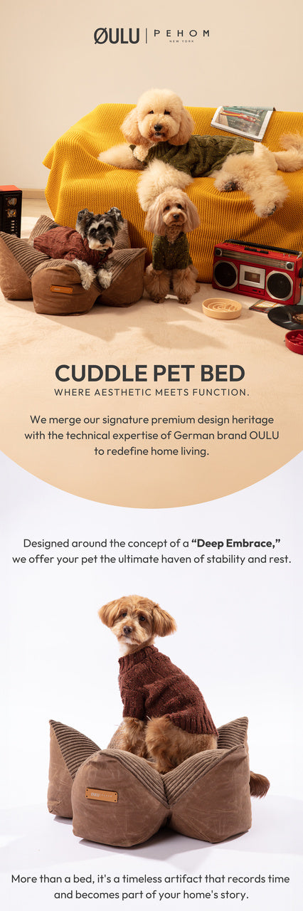 Calming Cuddle Pet Bed (Ultra Soft & Cozy)