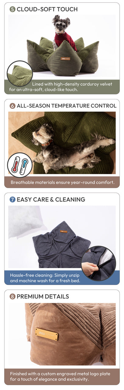 Calming Cuddle Pet Bed (Ultra Soft & Cozy)